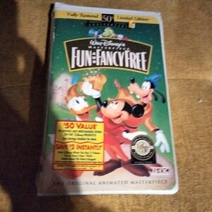 Rare VINTAGE , Fun and Fancy Free (VHS, 1997) Walt Disney NEW SEALED